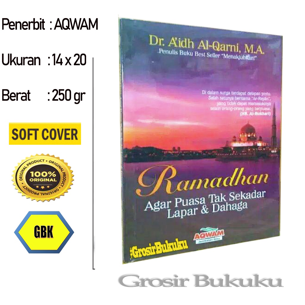 Buku Ramadhan Agar Puasa Tak Sekadar Lapar &amp; Dahaga – AQWAM