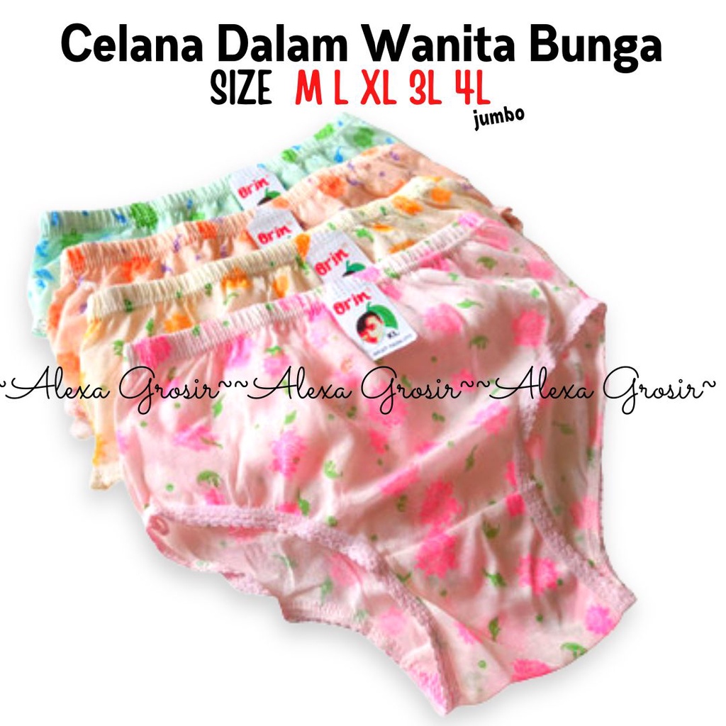 Celana Dalam Wanita Size XL 12 Pcs