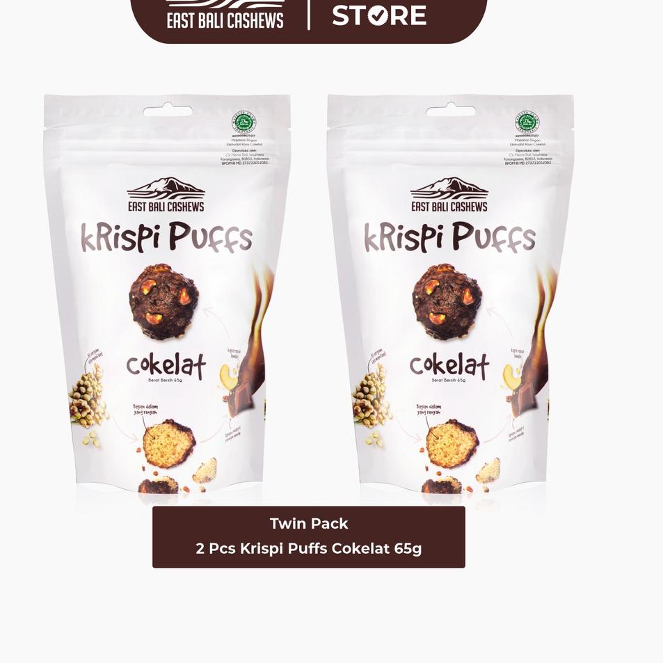 

Import Terlaris Twin Pack - Krispi Puffs Cokelat 65g buruan