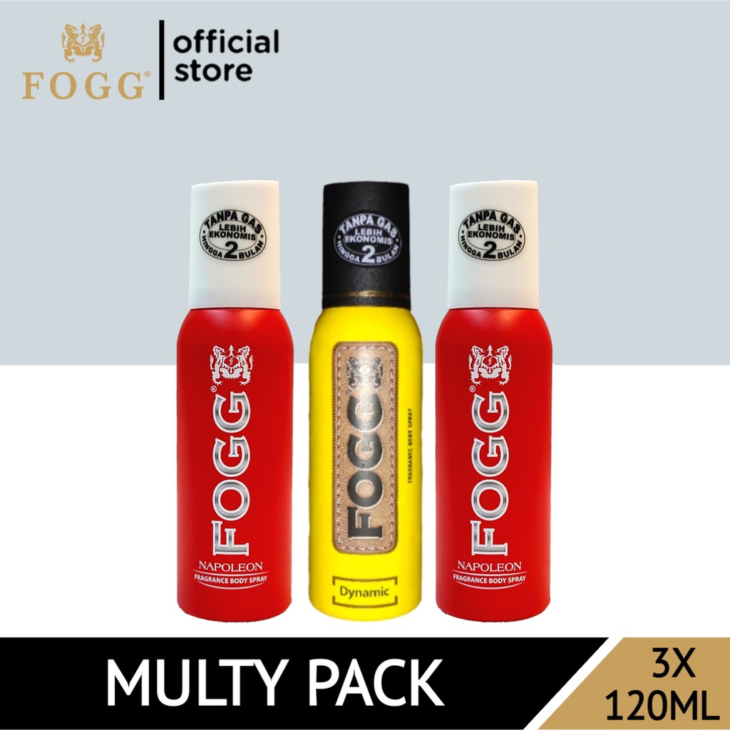 TRIPLE PACK - FOGG Perfume Bodyspray 120mL