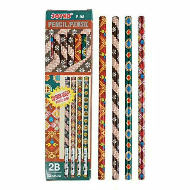 

Pensil 2B Joyko P-98 Batik (12 pcs)