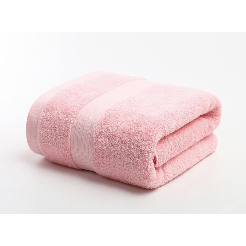 Handuk Mandi Dewasa Tebal Handuk Hotel Super Soft Halus Lembut Polos Pink Peach Cotton Bamboo Termurah Terlaris