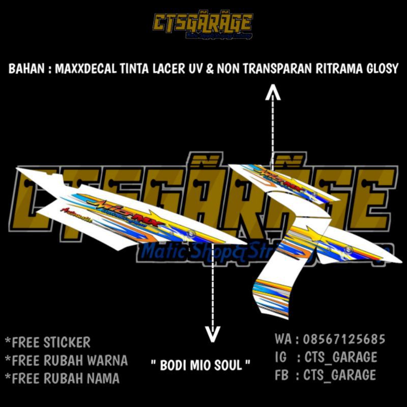 STRIPING MIO SOUL/SOUL MX TRANSPARAN COSTUME