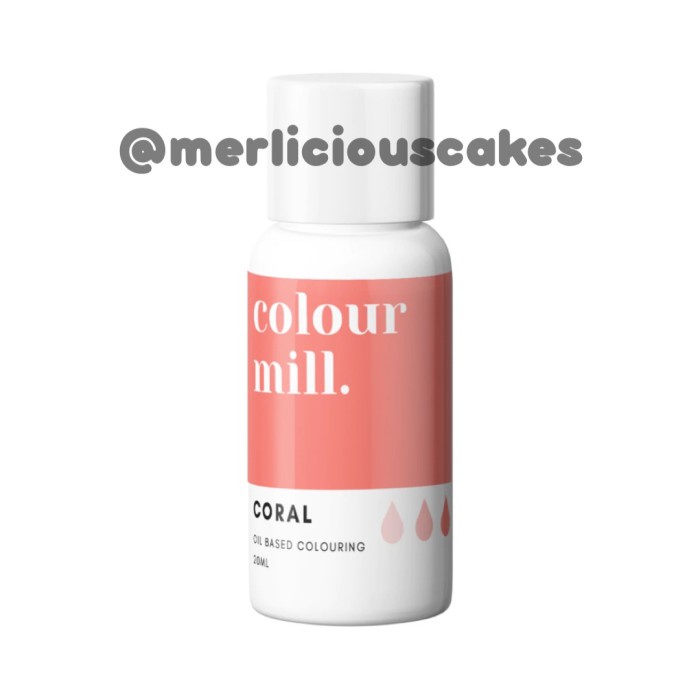 

Colour Mill Coral 20 ml Oil Based Colouring