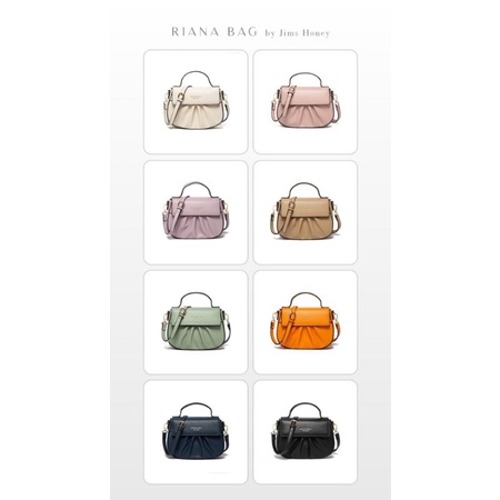 Riana bag jimshoney original tas selempang wanita realpic cod sling bag hand bag clutch official