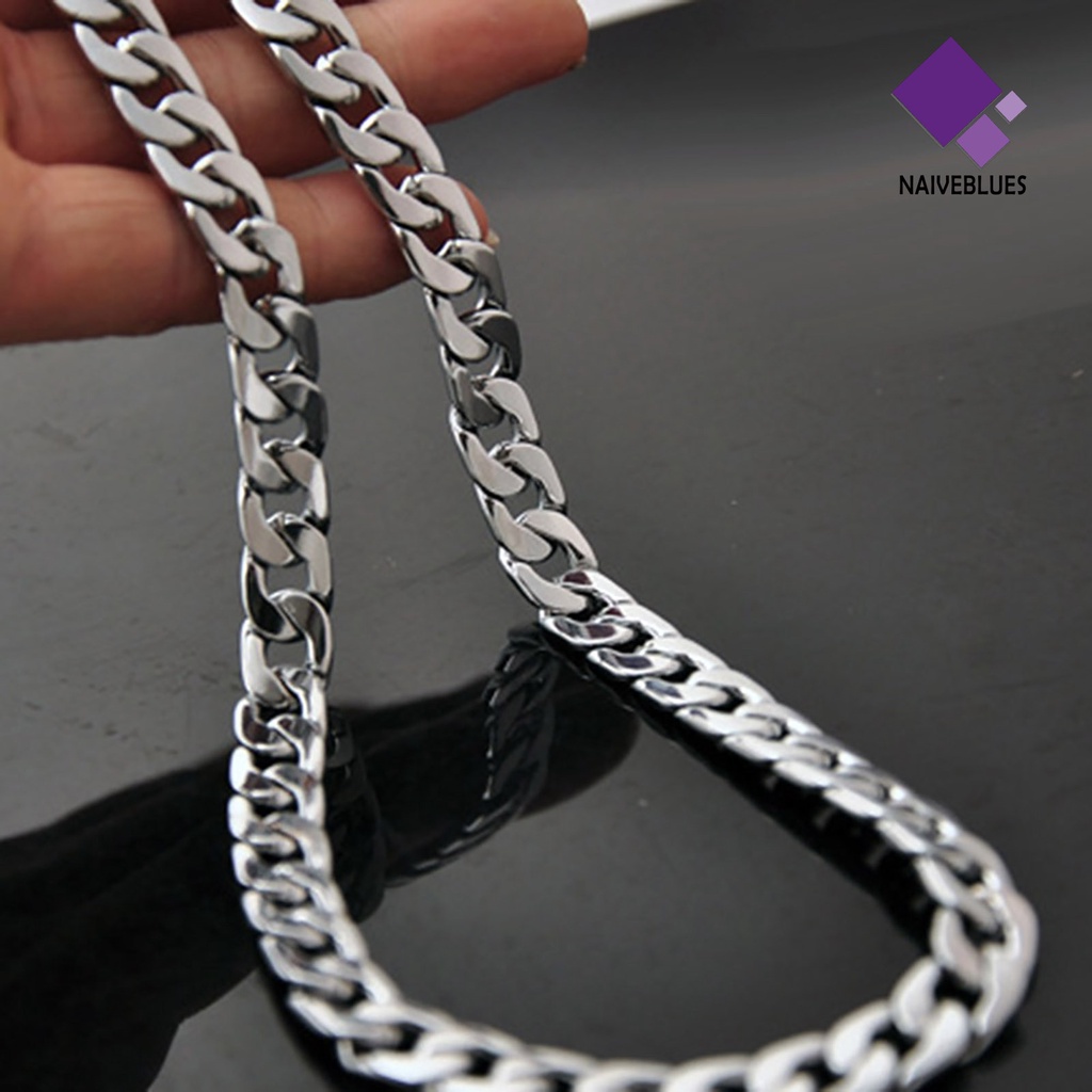 Kalung Model Lebar Twist Oblate Untuk Pria