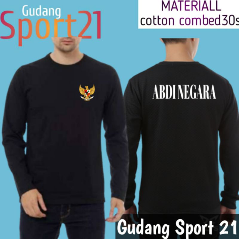kaos baju lengan panjang abdi negara kaos abdi negara