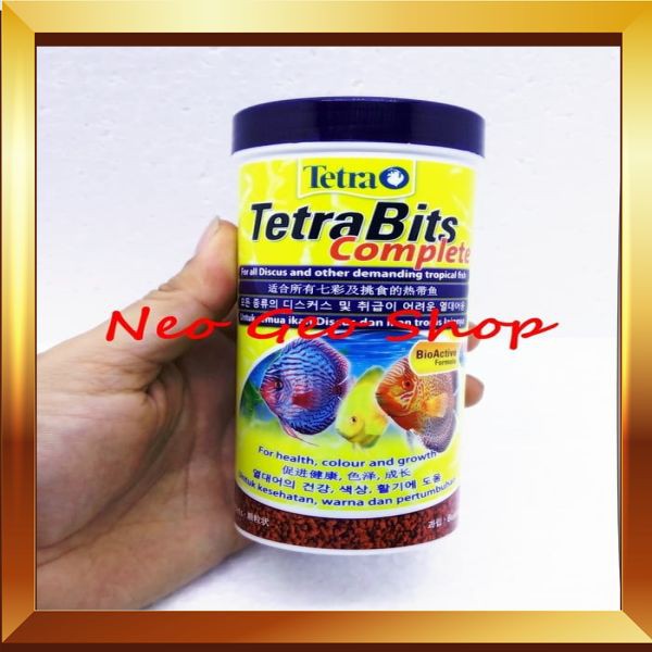

Promo 2020 makanan pakan ikan Tetra Bits tetrabits Complete Granules 93gr / 300ml