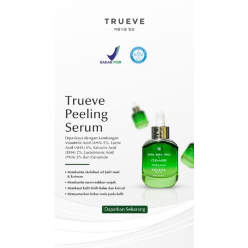 [FREE GIFT] TRUEVE PEELING AHA BHA PHA &amp; CERAMIDE Peeling Serum 15ml