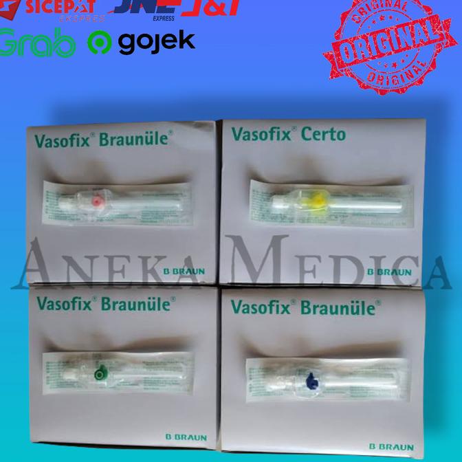 vasofix bbraun 18/20/22/24