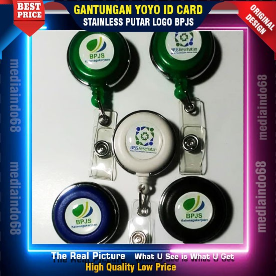 

YOYO ID CARD PUTAR + LOGO RESIN BPJS