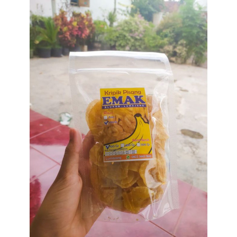 

kripik pisang manis