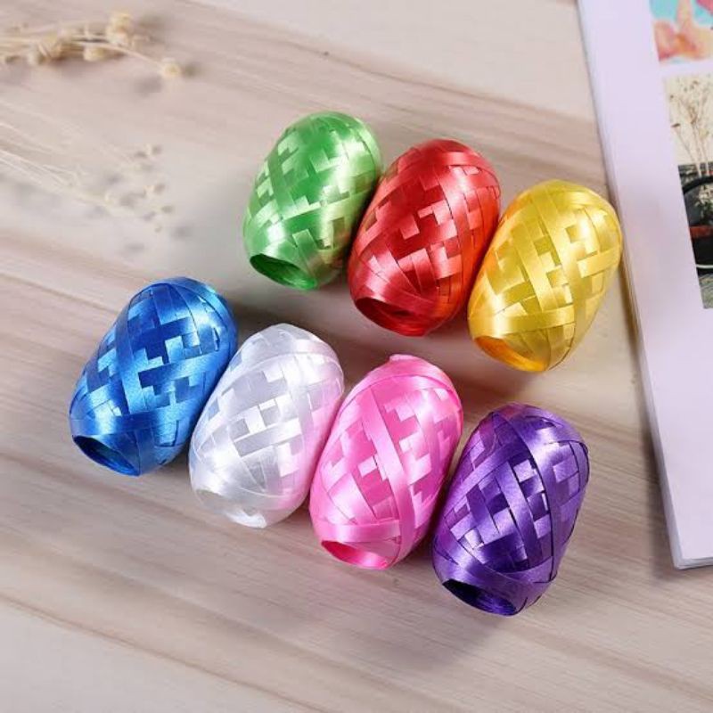 Pita Balon Rol 5mm x 20mm Ribbon Warna Warni Dekorasi Dekor Gift Hadiah Parcel Parsel Ulang Tahun Anniversary Birthday Party Wisuda Graduate Bouquete Bucket Pesta Prakarya Kerajinan Craft Crafting Art Seni Ikat Pengikat Colorful Grosir Prakarya Malang