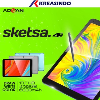 Advan Tablet Sketsa 10 inch 4/32 Ram 4gb Rom 32gb Garansi