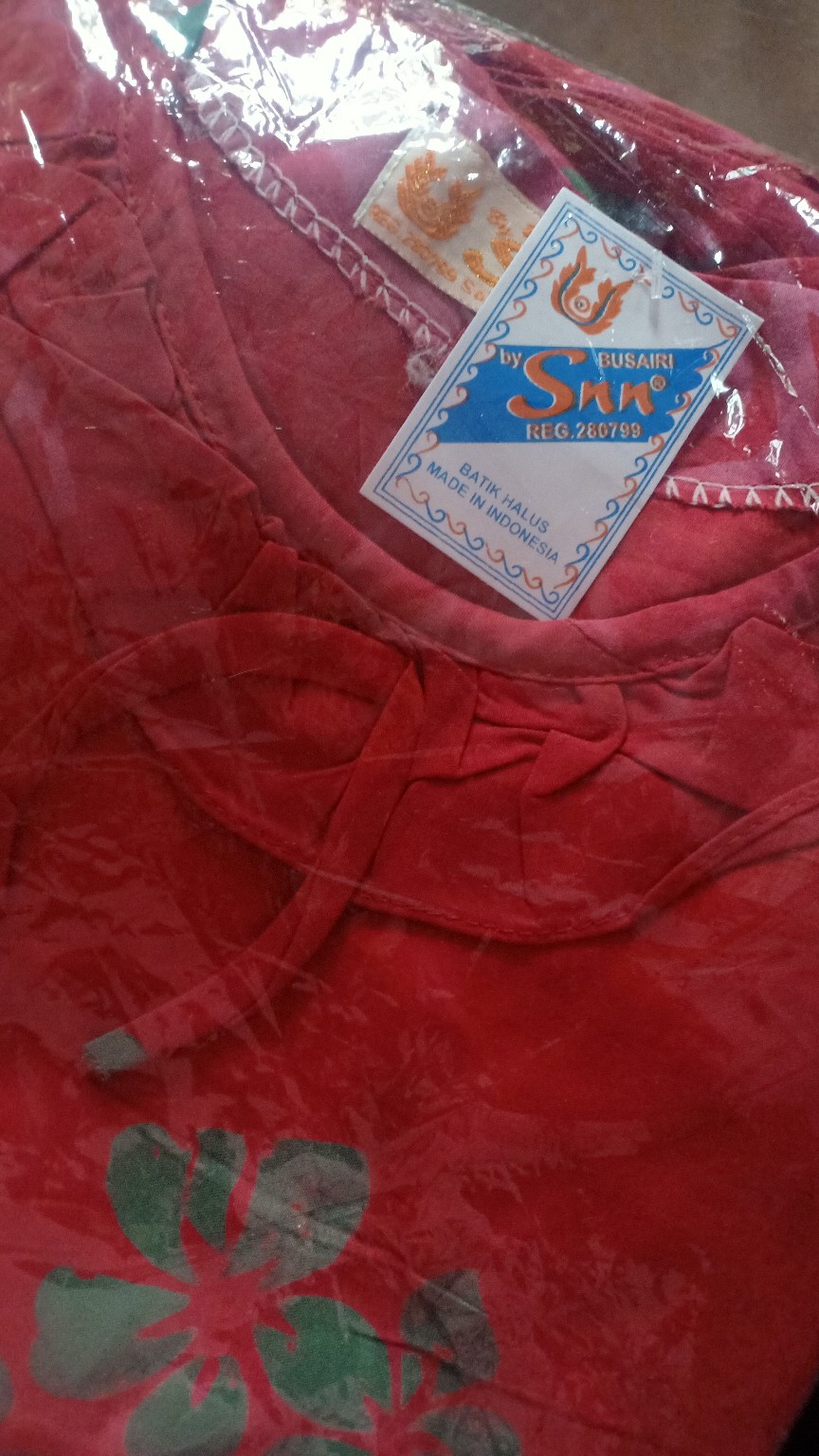 Batik Snn Sunan Nasional /cp Dewasa T3/4 /batik Sunan Nasional Asli