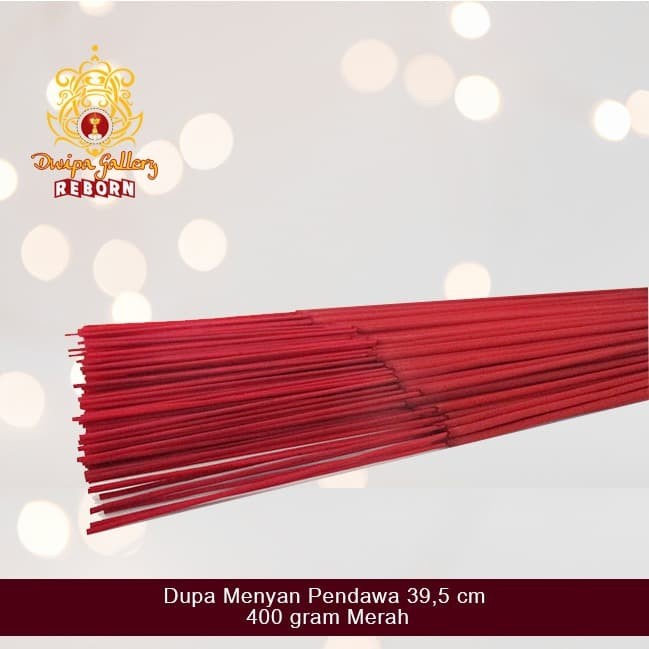 Dupa/ Hio wangi Harum Menyan Pendawa 39,5 cm 400 gram Merah