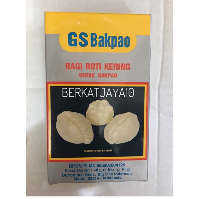 NEW SUPER GS Special Bak Pau Pengembang Bakpao Ragi Instant 4 x 10gr