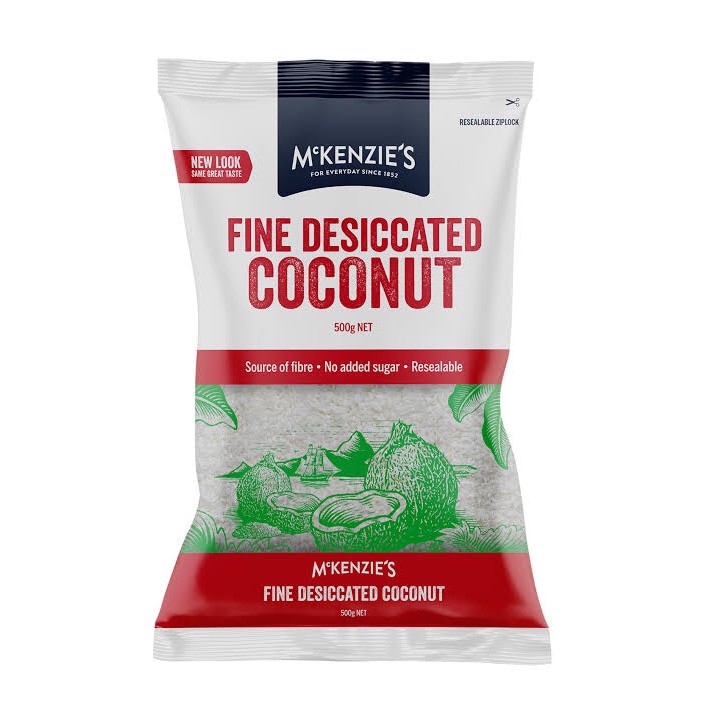 

McKenzie’s Fine Desiccated Coconut Flour Tepung Serbuk Kelapa Kering Bahan Roti Kue Cake Bread Vegan