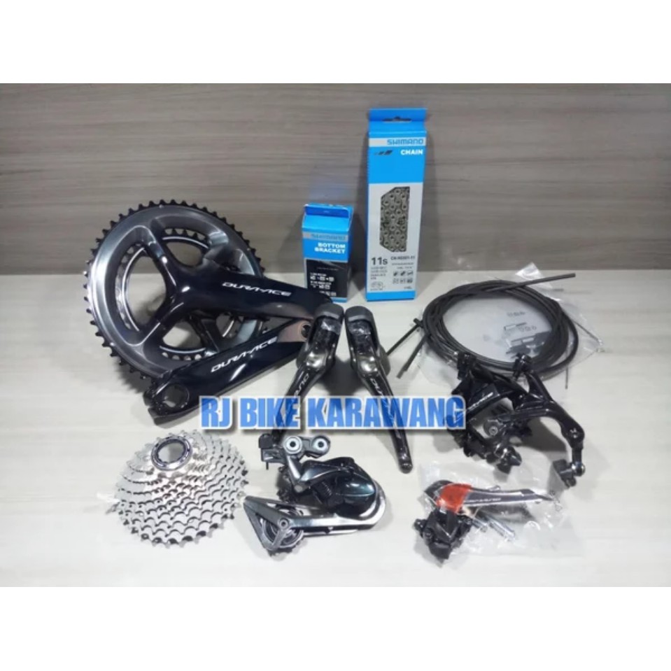 GROUPSET SHIMANO DURAACE DAA R9100 52 36 11-30T GROUP SET DURAACE 11 SPEED R9100