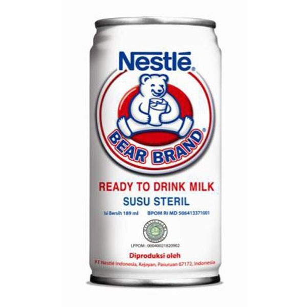 

Ee5041F10 Nestle Bear Brand Susu Sapi Sapi Steril Siap Minum Kaleng 189Ml 6Gggdddv