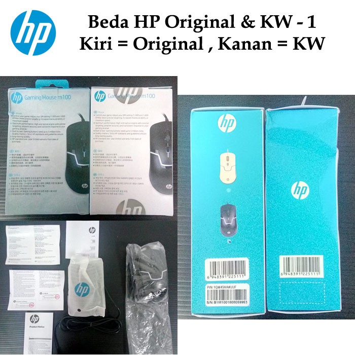 Mouse Gaming HP m100