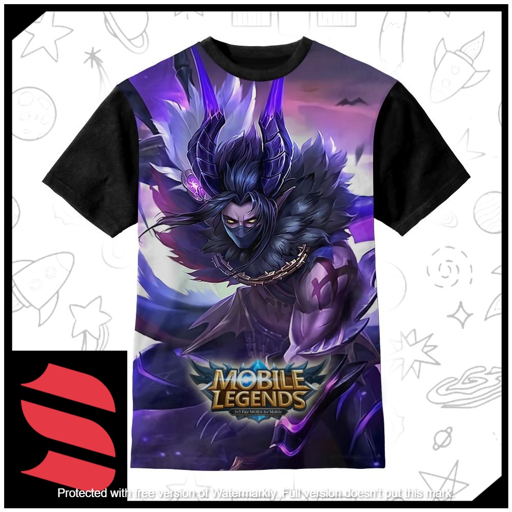 Kaos Anak | Kaos Printing - Kaos Distro Anak Model Mobile Legends Moskov Twilight Dragon