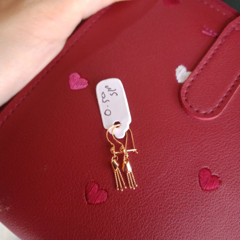 Anting Wanita Emas Asli Anting Anting Remaja Anting Korea Anting Panjang Anting Emas Murah Bagus