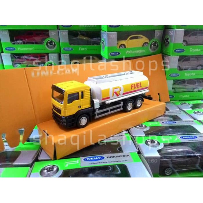 Diecast Mobil Truck Tanki MAN 1:64 Uni Car B899