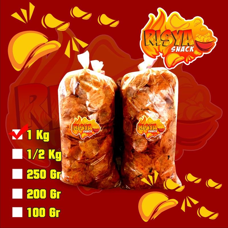 

Keripik kaca 1 kg/Kripik kaca pedas daun jeruk//LARIS BUAT ISIAN TOPLES LEBARAN