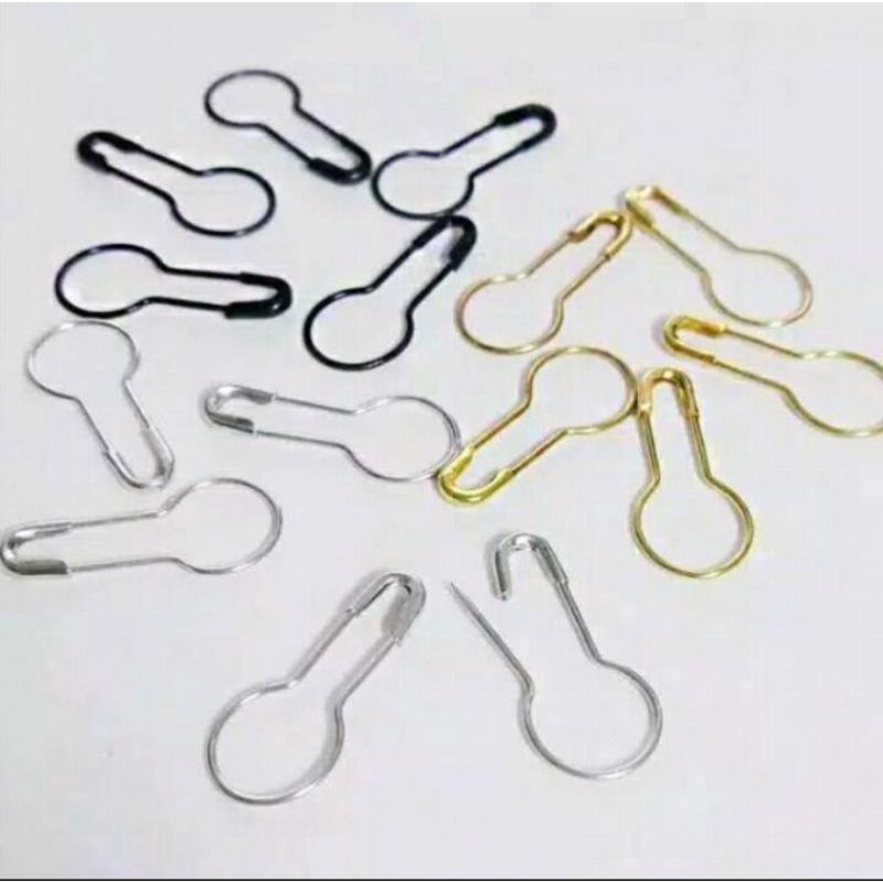 SMP99 - Peniti Bohlam Hijab 50 Pcs + Cup / Peniti Hijab / Peniti Labu / Peniti Jilbab Anti Nyangkut / Pear Safety Pins / Eping Peniti Hijab / Peniti Bohlam Premium / Peniti Anti Nyangkut / Peniti Terlaris / Pin Hijab