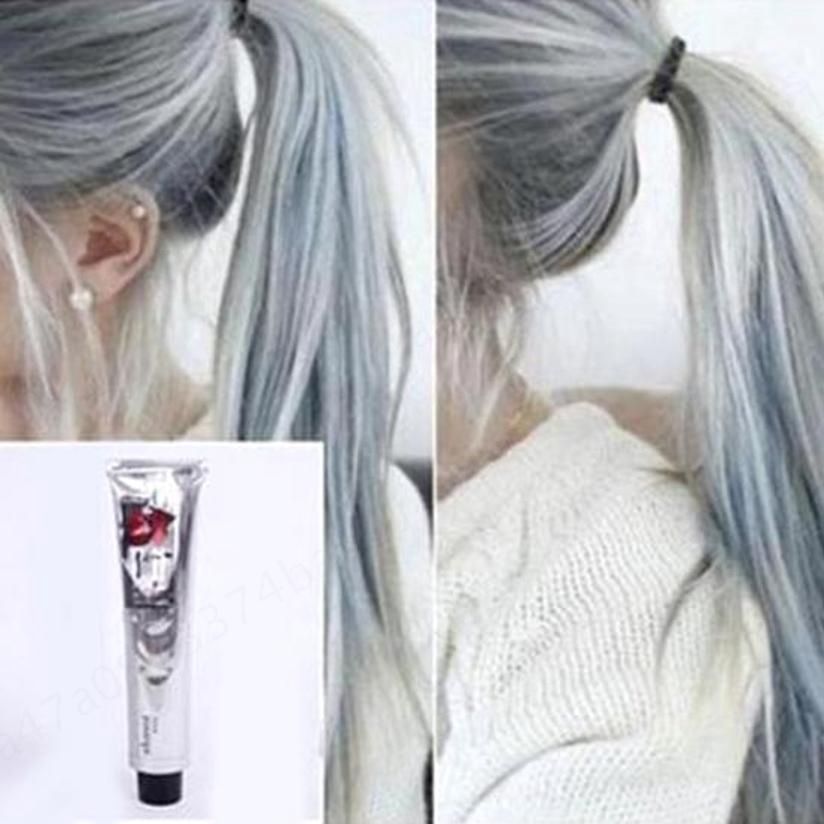 Krim Cat Rambut Permanen Warna Abu Abu Muda Natural