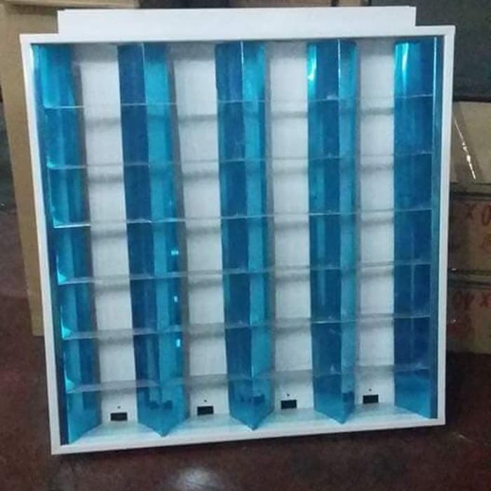 KAP LAMPU RM 4x18W KONDE/ AKUSTIK KOMPLIT TLD 18WATT