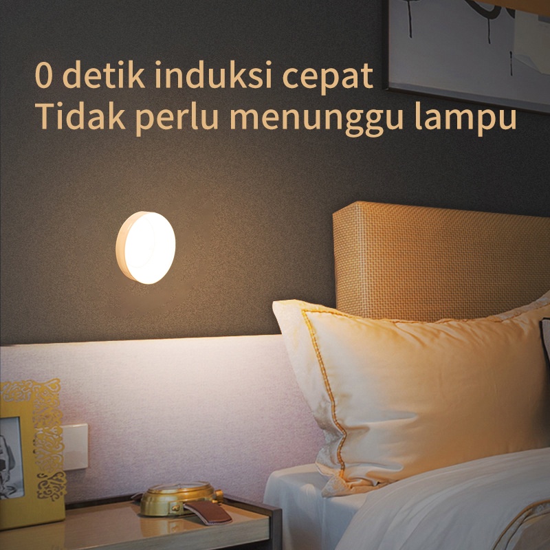 Lampu Tidur Sensor Gerak LED / Lampu Lemari / Lampu Emergency