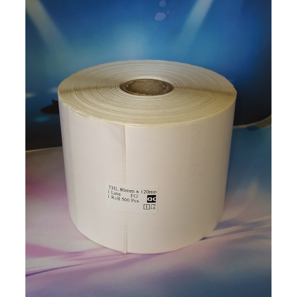 

Label Stiker Direct Thermal 80x120 80 x 120 isi 500 pcs RESI KIRIMAN