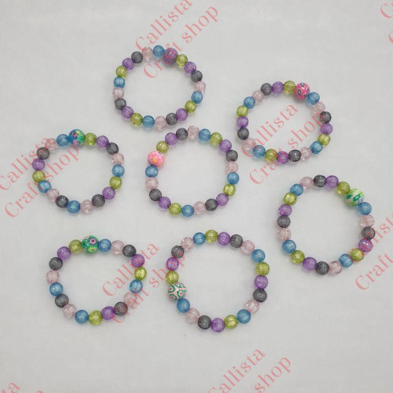 Gelang mainan anak perempuan/gelang manik manik