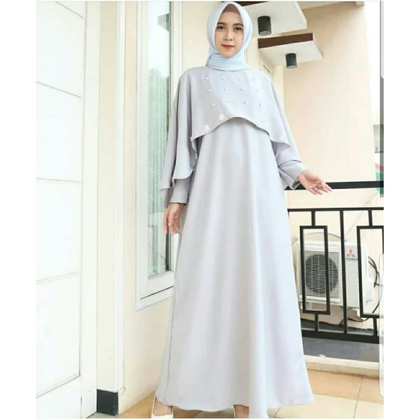 BEST SELLER GAMIS NIBRAS NB 141 PROMO DISKON 10 READY WARNA HITAM NAVY ABU TUA ABU MUDA DAN MARUN