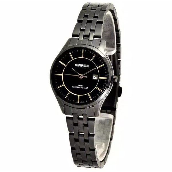Jam Tangan Wanita Mirage Original 8544 Hitam
