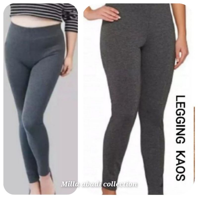 clana legging bahan kaos rayon/clana remaja/clana sport/ukuran standart dan jumbo