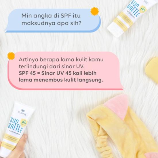 ❆ Emina Sun Battle SPF 45 PA+++ 30 ml - Sunscreen ☑