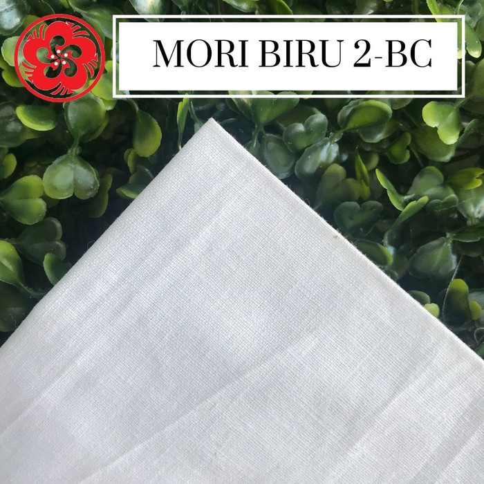 Jual Kain Mori Katun Biru Murah