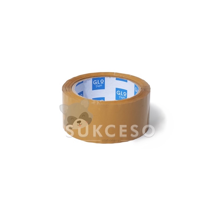 

Glo Tape Glotape Lakban Isolasi Coklat 48mm 80Yard