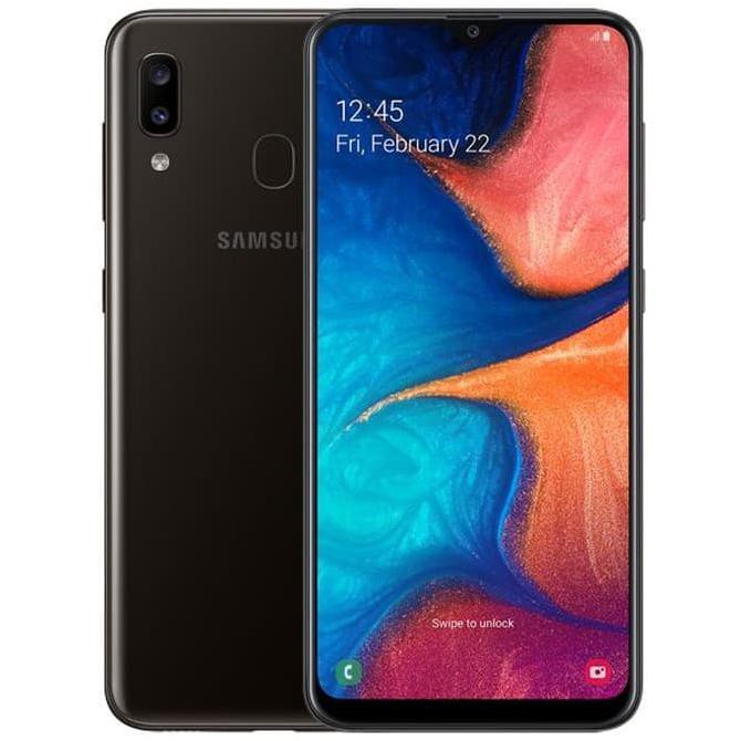 TERMURAH Samsung A20 RAM 3GB ROM 32GB - Hitam READY STOCK