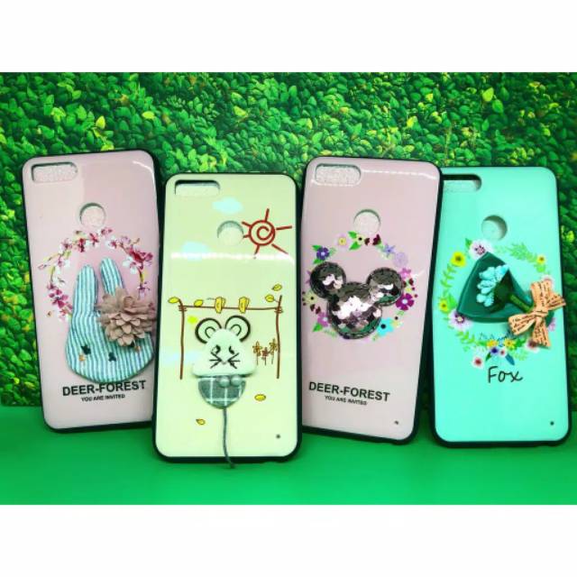 Hardcase Fuze Kilat Imut Korean Boneka Xiaomi Redmi Note 5A/Prime,  Redmi Note 5/Pro Kupu-Kupu Pita