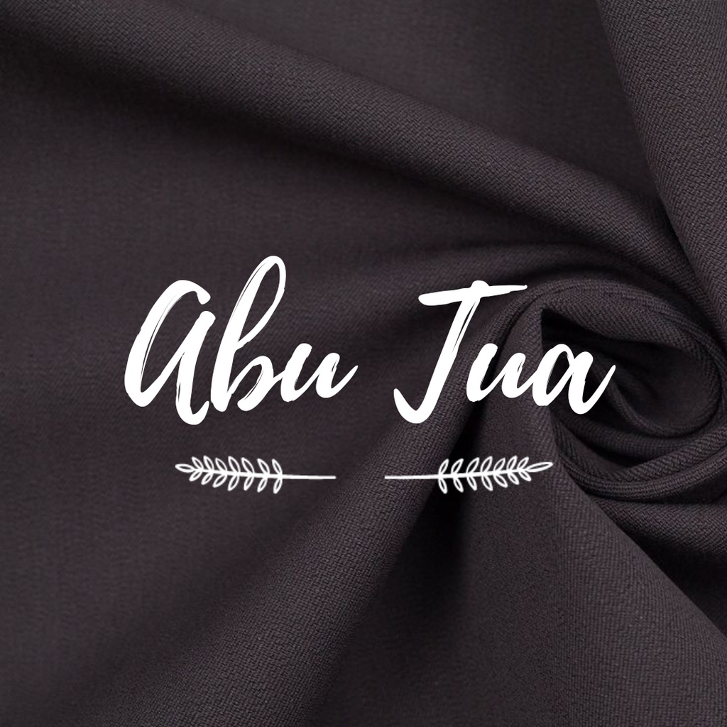 JILBAB INSTAN SELIN ALDHANS MINI REMPEL POLOS-Abu Tua