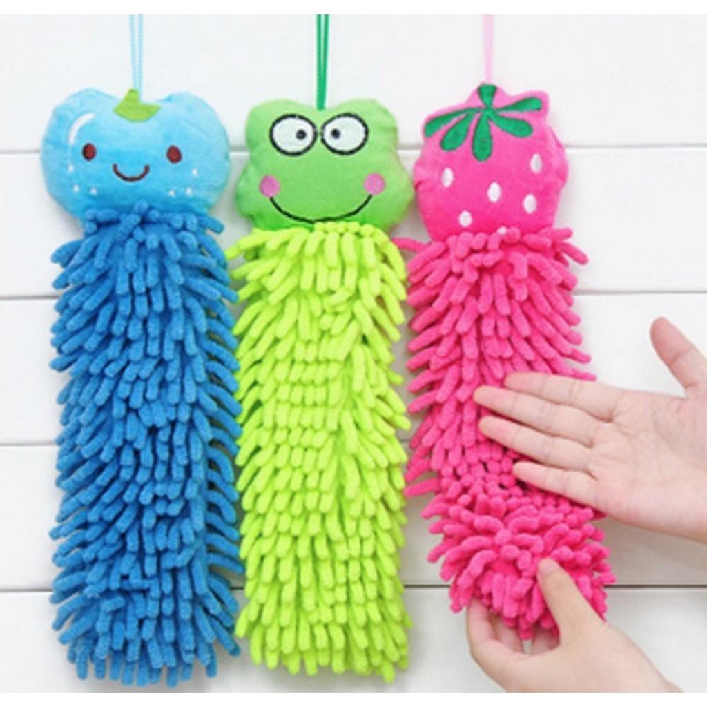 Lap Tangan Microfiber IMPOR / Hand Towel / Lap Tangan Cendol / Lap Tangan Unik Karakter Lucu Imut