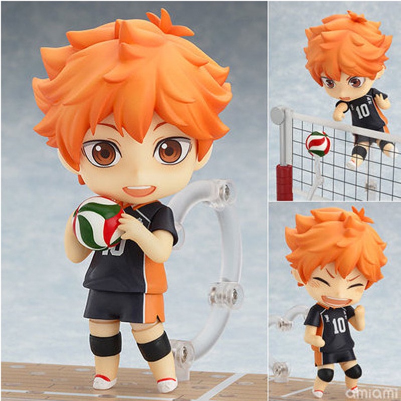 Mainan Boneka Anime Haikyuu Nendoroid Hinata Shoyo Kageyama Tobio Oikawa Tooru Kozume Kenma