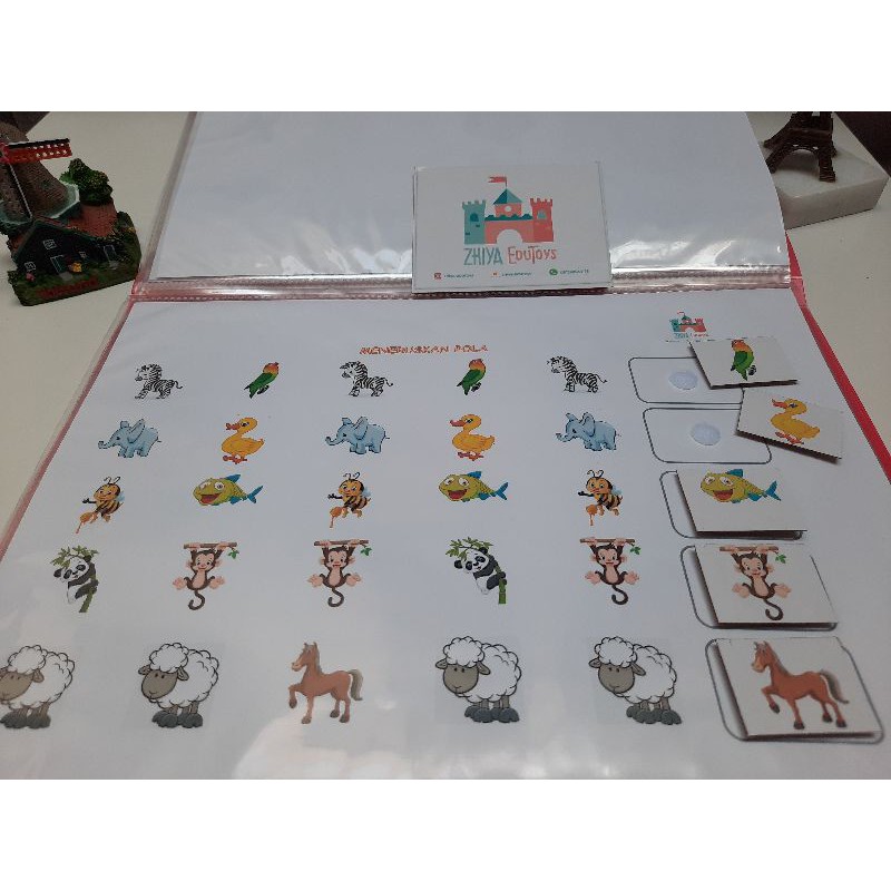 worksheet pattern/worksheet velcro mengurutkan pola anak 2 tahun