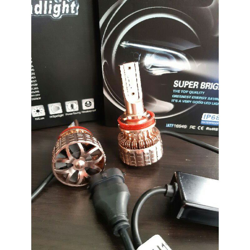 headlamp Lx led h11 h4 3 warna 12-24 volt