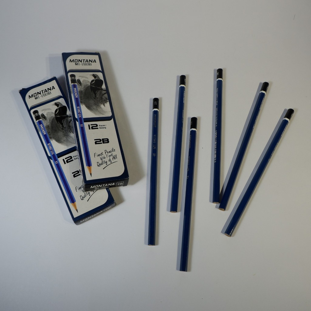 

PENSIL MURAH 2B MERK MONTANA BLUE | ALHAZEN_BS