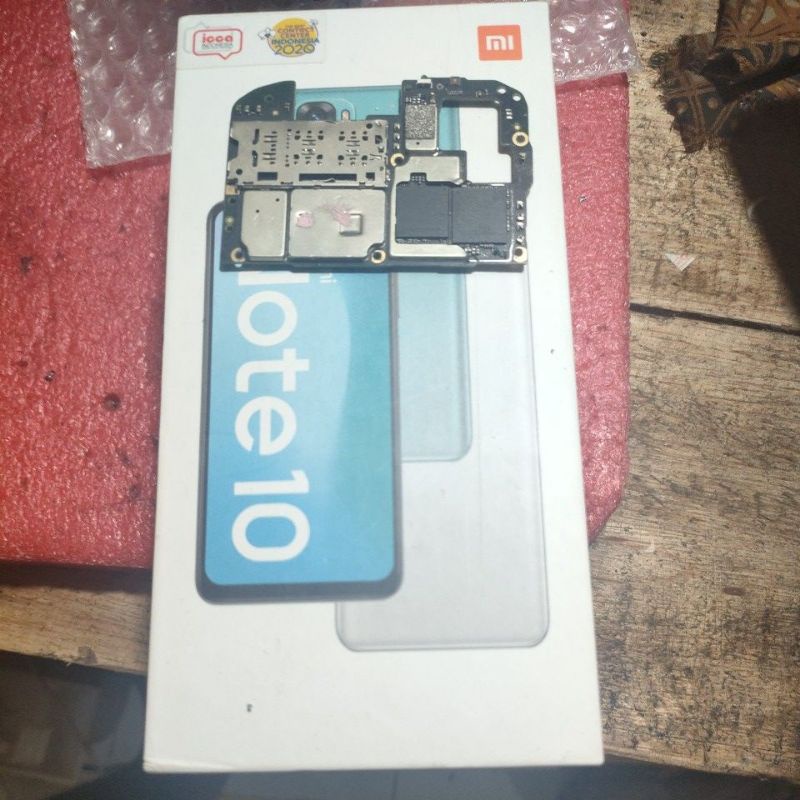 mesin Xiaomi redmi note 10 + dus box ( minus emmc)